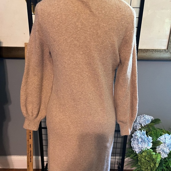 J. Crew Tan Long Sleeve Dress - Picture 8 of 10
